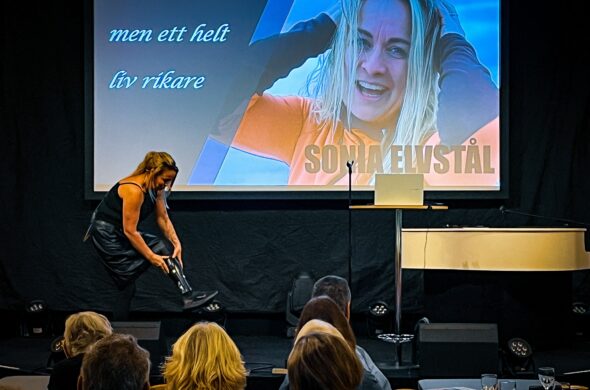 Sonja Elvstål, en av föreläsarna på föreningsmötet
