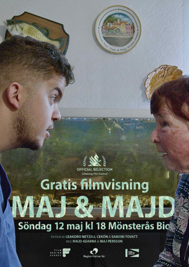 Affisch med bild på Maj och Majd.