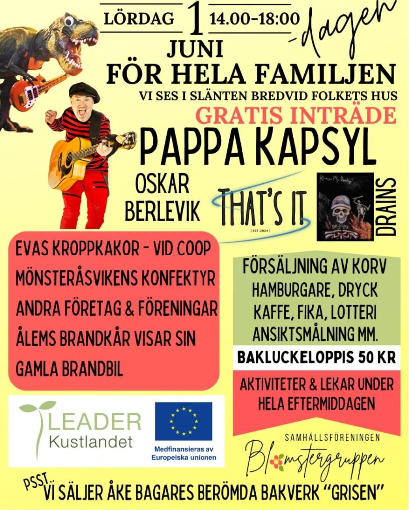 Affisch för Blomstermåladagen 2024.