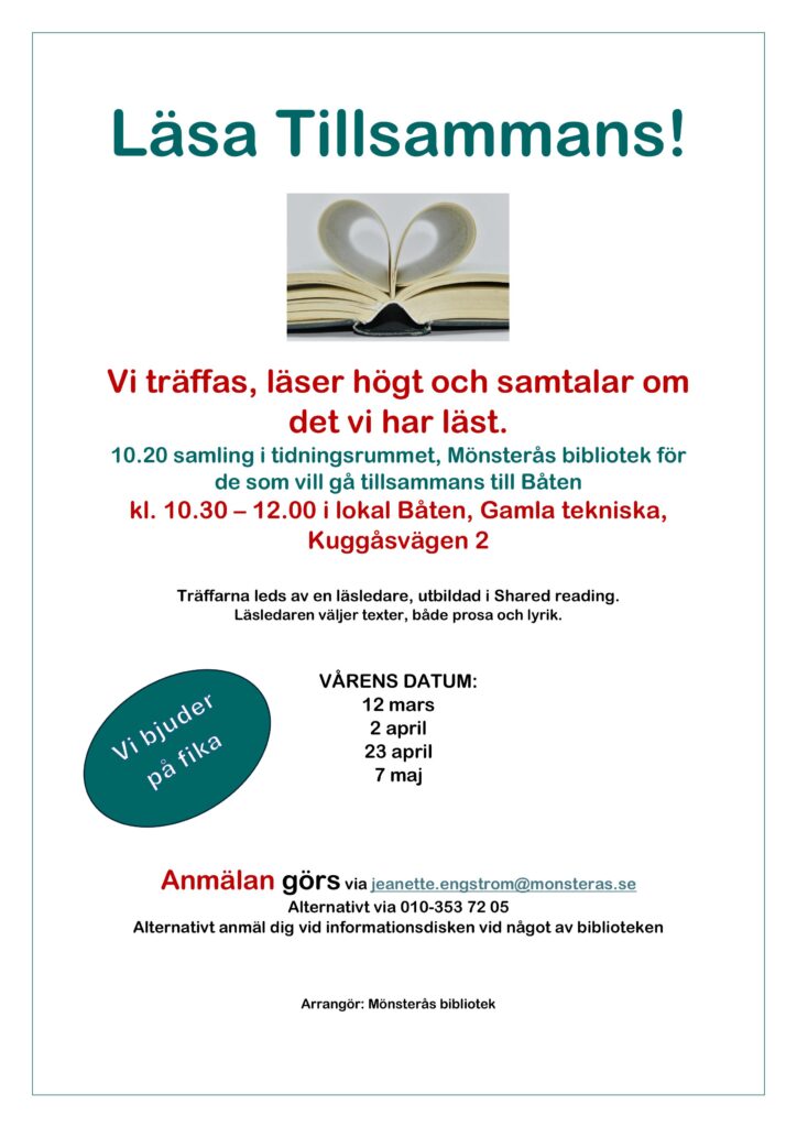 Läsa i grupp med läsledare