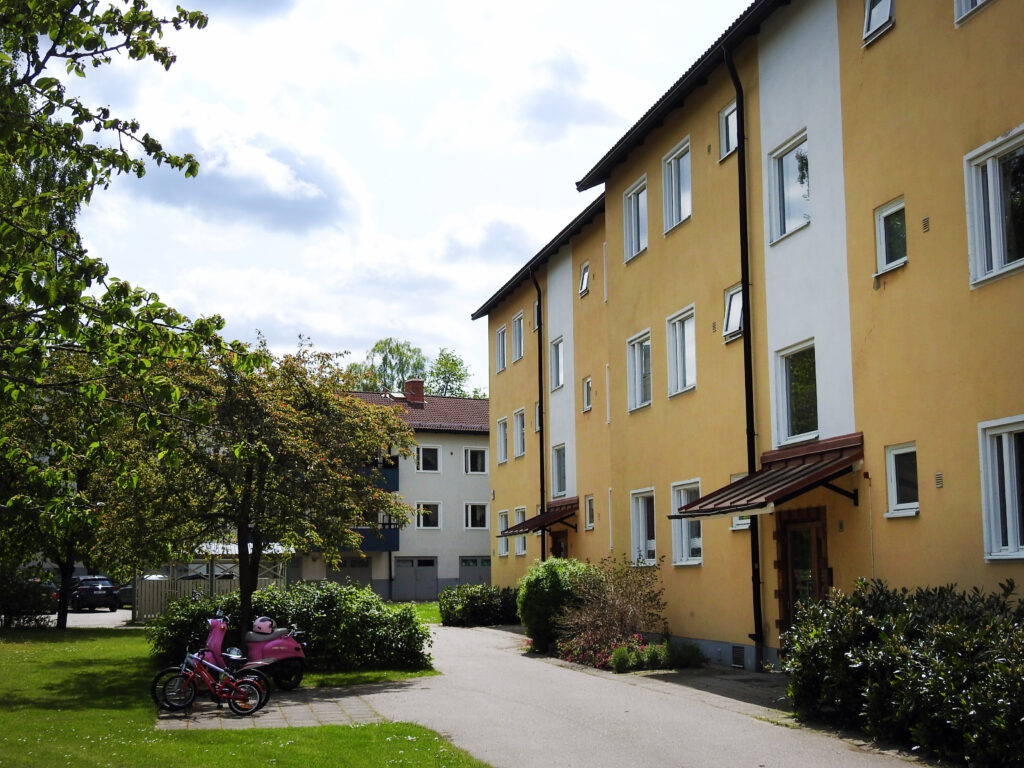 Skolgatan i Blomstermåla.